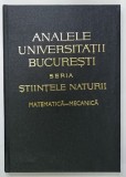 ANALELE UNIVERSITATII BUCURESTI , SERIA ' STIINTELE NATURII ' , MATEMATICA - MECANICA , NR. 2, 1970