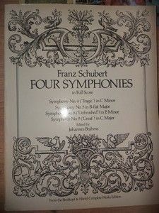 Four symphonies- Franz Schubert foto