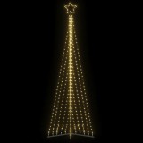 VidaXL Pom de Crăciun LED 495 LED-uri Alb Cald 300,5 cm