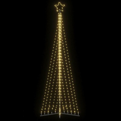 Pom de Crăciun LED 495 LED-uri Alb Cald 300,5 cm foto