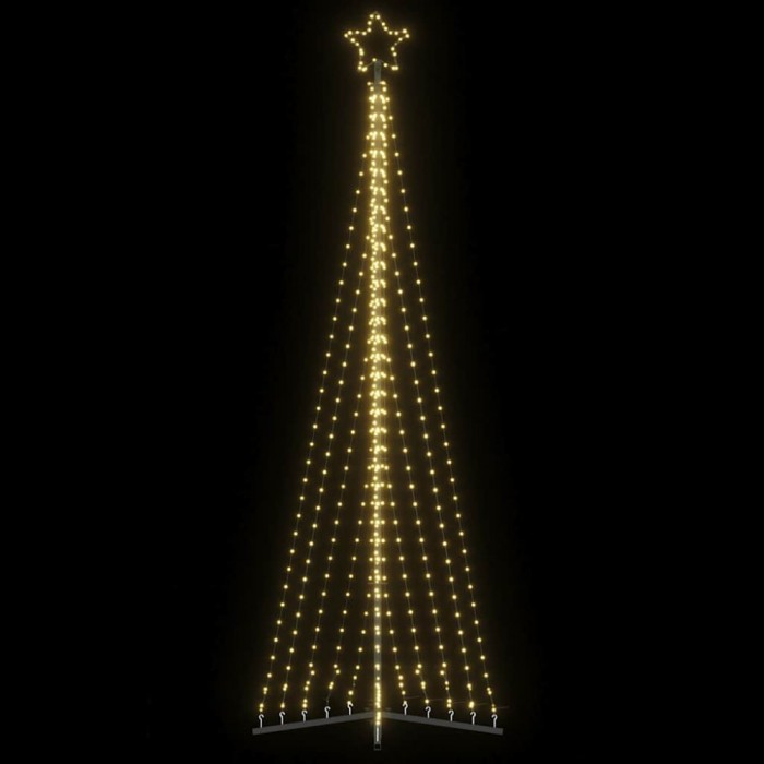 Pom de Crăciun LED 495 LED-uri Alb Cald 300,5 cm