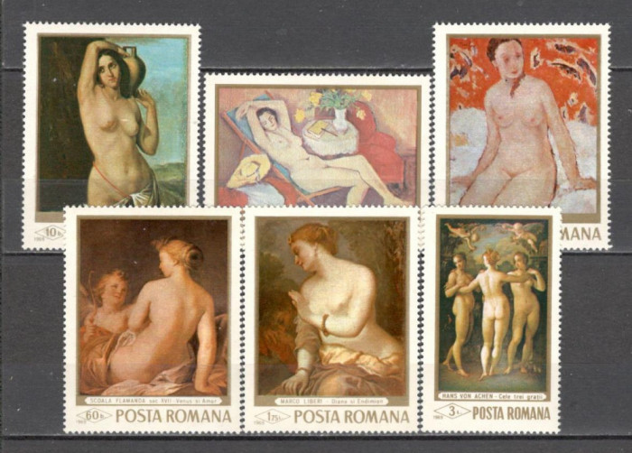 Romania.1969 Pictura-Nuduri CR.187