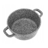 Cratita din aluminiu turnat cu strat de ceramica, marmorat, 2.3L, 20cm, Klausberg