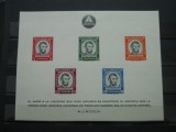 NICARAGUA BLOC LINCOLN MNH