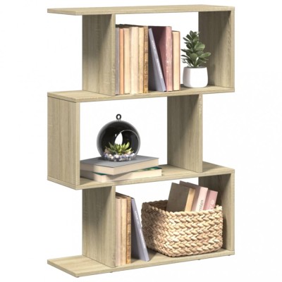 vidaXL Bibliotecă/separator 3 niveluri stejar sonoma 70x24x97 cm lemn 858113 foto