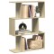 vidaXL Bibliotecă/separator 3 niveluri stejar sonoma 70x24x97 cm lemn 858113