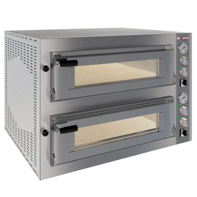 Cuptor electric pentru pizza, 2 camere copt foto