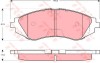 Set placute frana,frana disc DAEWOO NUBIRA (KLAJ) (1997 - 2016) TRW GDB3265