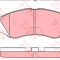 Set placute frana,frana disc DAEWOO NUBIRA (KLAJ) (1997 - 2016) TRW GDB3265