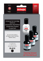 Kit universal de refill cerneala black foto