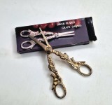 foarfece pentru struguri placate cu argint noi in cutie 14 cm manere vulpe