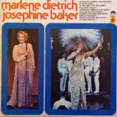 Vinil Marlene Dietrich, Josephine ‎– Marlene Dietrich - Josephine Baker (VG+)