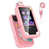 Smartphone Jucărie cu Husă Roz Unicorn, Ecran 2.8 Inch, CMCLASS