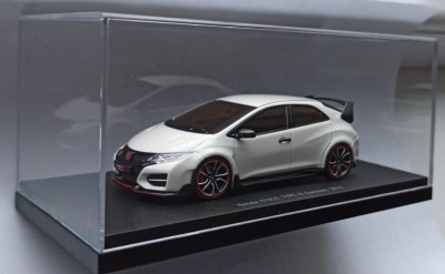 Macheta Honda Civic Type R FK2 2014 Prototype alb - Ebbro 1/43 foto