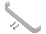 Suport aluminiu naturală 30mm H, 168mm L, 25mm W cu manetă
