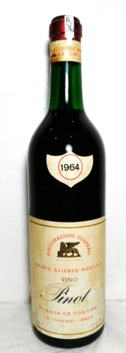 R 36 -vin ROSU PINOT, GENERALI, CORVIANI VENEZIA, recoltare 1964. CL 72, GR 13