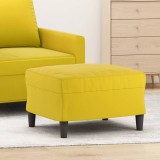VidaXL Taburet, galben, 60x50x41 cm, catifea