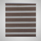 Jaluzea tip zebra, 120 x 230 cm, cafeniu GartenMobel Dekor, vidaXL
