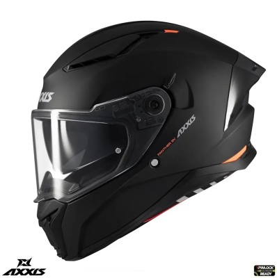 Casca integrala pentru scuter - motocicleta Axxis Panther SV A1 negru mat (ochelari soare integrati) &amp;ndash; tip viziera: MT-V-31 &amp;ndash; DKS429 XS (53/54cm) foto
