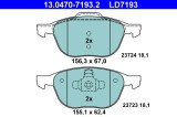 ATE 13.0470-7193.2 ATE Ceramic set placute frana disc
