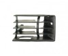 Grila bara fata Audi 100 (C4)+Avant, 12.1990-5.1994, Dreapta, 4A0853684F, 131627-4 cu locas pentru proiectoare
