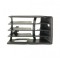 Grila bara fata Audi 100 (C4)+Avant, 12.1990-5.1994, Dreapta, 4A0853684F, 131627-4 cu locas pentru proiectoare