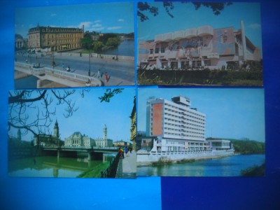 HOPCT LOT 2613 ORADEA -JUD BIHOR-4 CARTI POSTALE-CIRCULATE foto