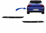 Reflectorizanti bara spate VW Golf 8 Hatchback, negru lucios, model honeycomb