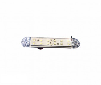 Lampa gabarit cu 12 LED 12V-24V Alba AD0304B