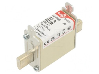 Siguranță gS 32A 690VAC 440VDC NH000 foto