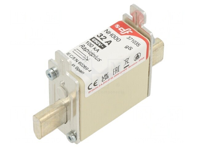 Siguranță gS 32A 690VAC 440VDC NH000