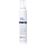 milk_shake&reg; Silver Shine Whipped Cream balsam spumă neutralizeaza tonurile de galben 200 ml