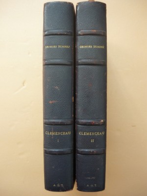 GEORGES SUAREZ - CLEMENCEAU ( DANS LA MELEE / DANS L&amp;#039;ACTION ) - 2vol. - 1932 foto