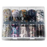 Set Folii Transfer LUXORISE #41 Animal Print, 10 buc