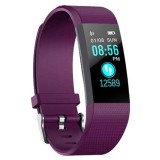 Bratara Smart Fitness Techstar&reg; ID115 Plus Fitness, 0,95&quot; OLED, BT4.0, Waterproof IP65, Monitorizare Puls, Tensiune, Mov