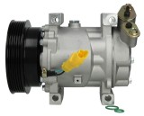 Compresor aer conditionat Nissan Kubistar, 2003-2008, Micra, 2003-2010 motorizare 1.5 dci, diesel, rola curea 125 mm, 6 caneluri, tip Sanden: SD6V12