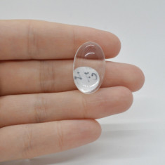 Cabochon cristal de stanca 23x15x7mm c74