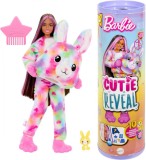 Papusa Barbie, Cutie Reveal, Iepure, 10 surprize, HRK38