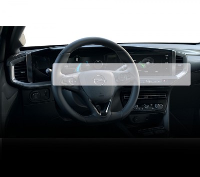 Folie Protectie Display Navigatie si Ceasuri, Duragon, Opel Mokka-e 2020+, silicon Transparent, Anti-zgarieturi, Kit instalare foto