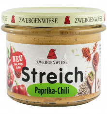 Crema tartinabila bio vegetala cu paprika si chili 180g Zwergenwiese foto