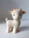 Jucarie vintage din cauciuc natural Sola the Goat - Caaocho (13 cm) - ied / caprita