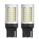 Set de 2 Becuri LED Xentech Light T20 W21W/5w alb Canbus - 45 SMD 3030 - 30W