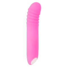 Vibrator Flashing, 7 Moduri Vibratii, Silicon, USB, Roz, 15 cm