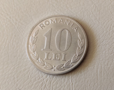 Rom&amp;acirc;nia - 10 lei (1993) monedă s054 foto