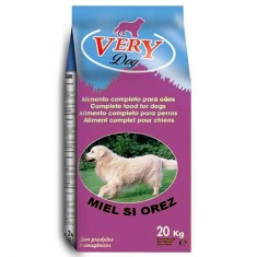 HRANA USCATA PENTRU CAINI VERY DOG ADULT MINI MIEL OREZ 20KG