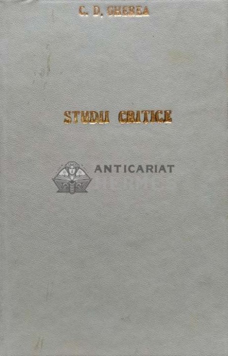 Studii critice - 1967 - C. Dobrogeanu-Gherea (E88)