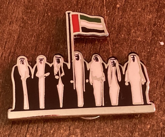 QW9 I 82 - Insigna - tematica geopolitica - Reprezentanti stat arab