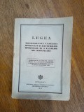 Legea monopolului vanzarii spirtului si bauturilor spirtoase si atexelor de consumatie, 1932 / R2S