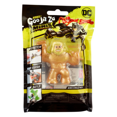 Figurina elastica Goo Jit Zu Minis DC S4 Gold Armor Aquaman 41395-41506 foto