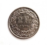 Moneda ELVETIA 2 francs 1979 km # 21a, Europa